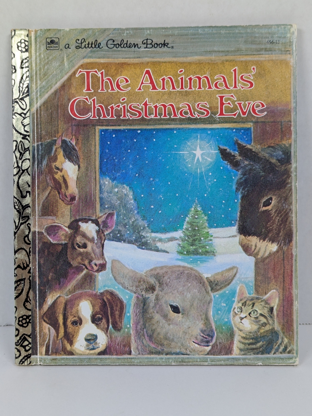 Vintage 1977 The Animals' Christmas Eve Little Golden Book #456-13 Christmas